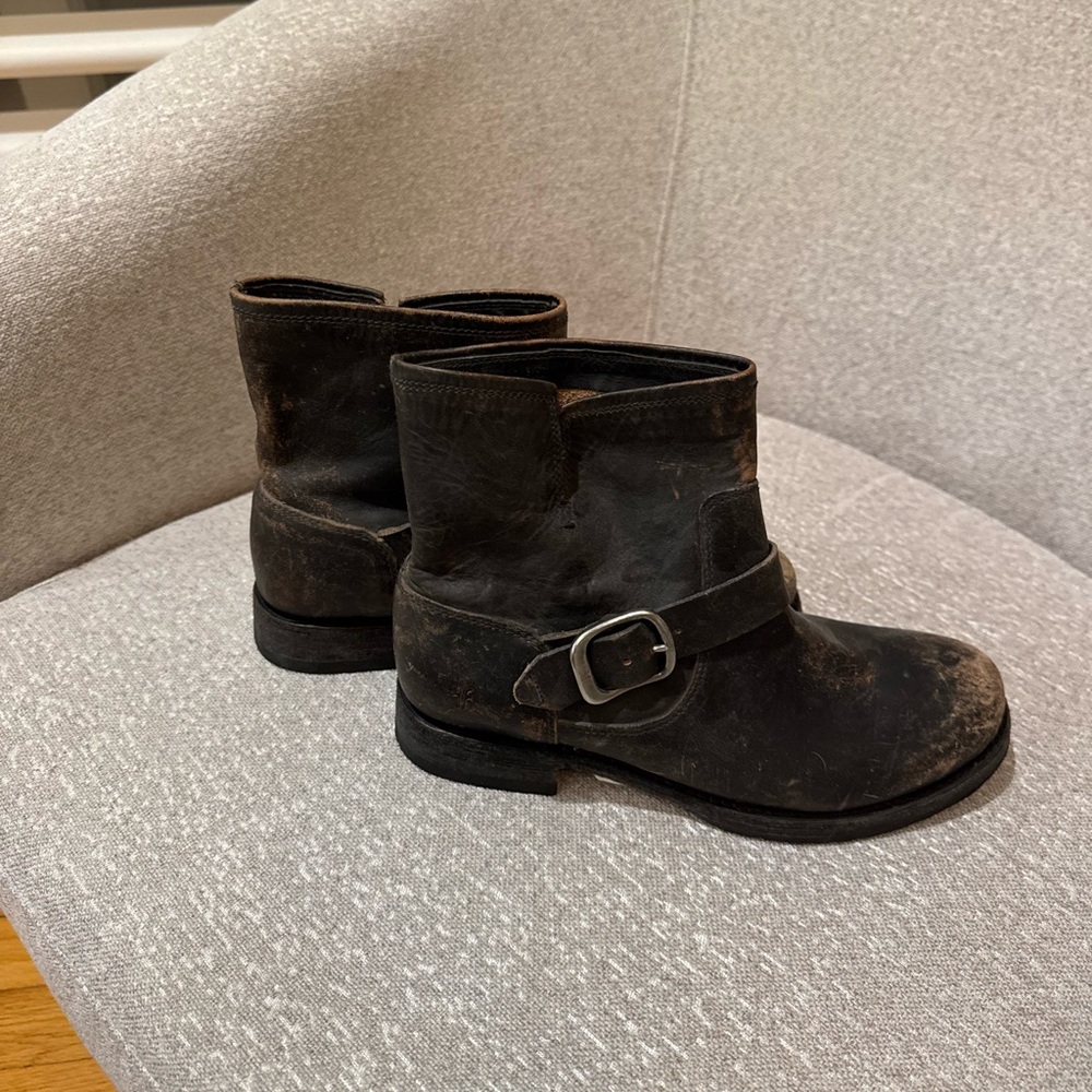 Frye Veronica Flex Bootie - Distressed Brown